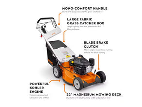 Tondeuse thermique professionnelle STIHL RM 756 YC